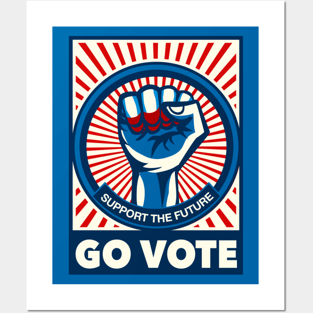 Go vote Wall Art by Letters&Design Junkie